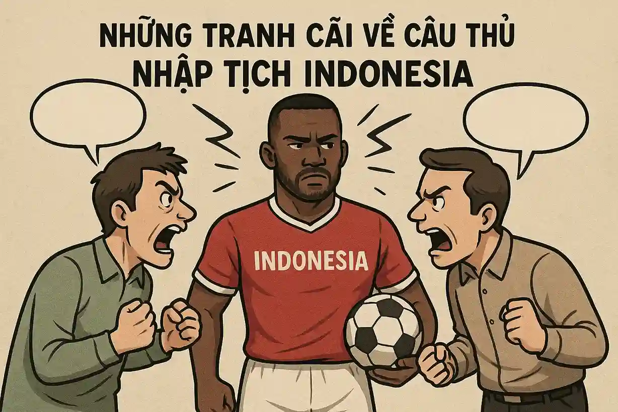 Những tranh cãi về cầu thủ nhập tịch Indonesia